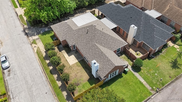 aerial view of property and surrounding area