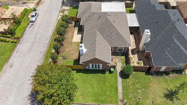 aerial view of property and surrounding area