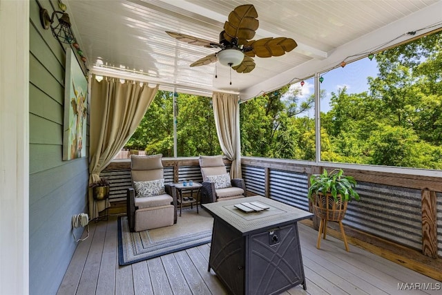103 Thomas Ct, Prattville, AL 36067 - deck with ceiling fan