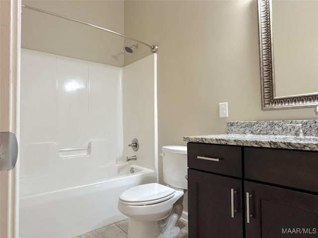 9145 Autumn Brooke Way, Montgomery, AL 36117 - bathroom featuring vanity, shower / bathtub combination, and tile patterned flooring