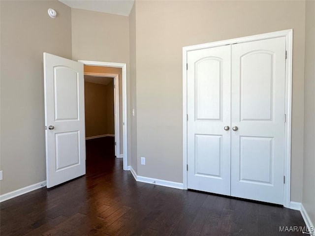 9145 Autumn Brooke Way, Montgomery, AL 36117 - unfurnished bedroom featuring dark wood-style floors and a closet