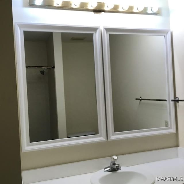 bathroom with a sink