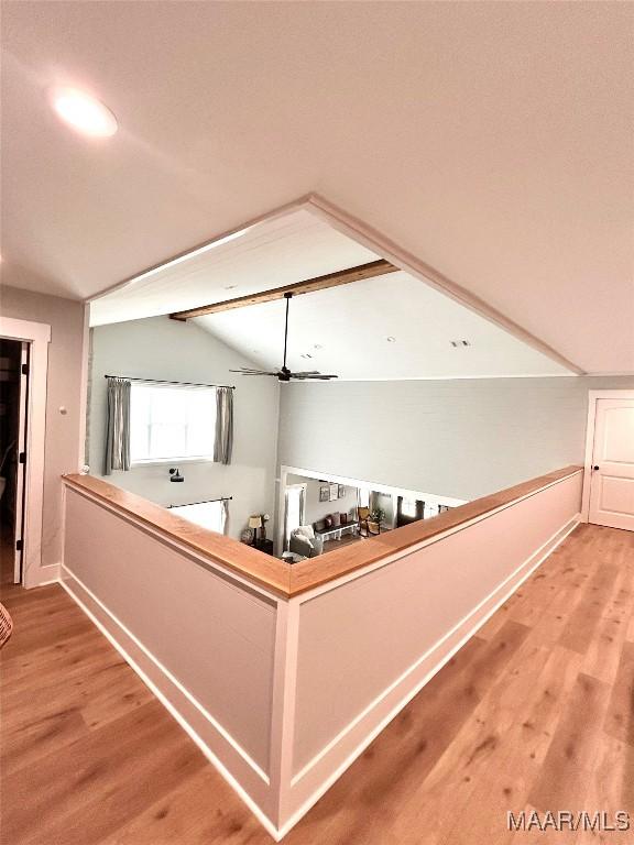 2533 Weldon Rd, Tallassee, AL 36078 - hall featuring lofted ceiling and light wood-style floors