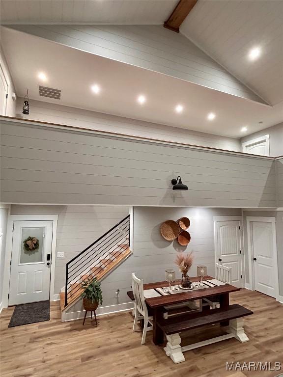 2533 Weldon Rd, Tallassee, AL 36078 - dining space with light wood finished floors and recessed lighting