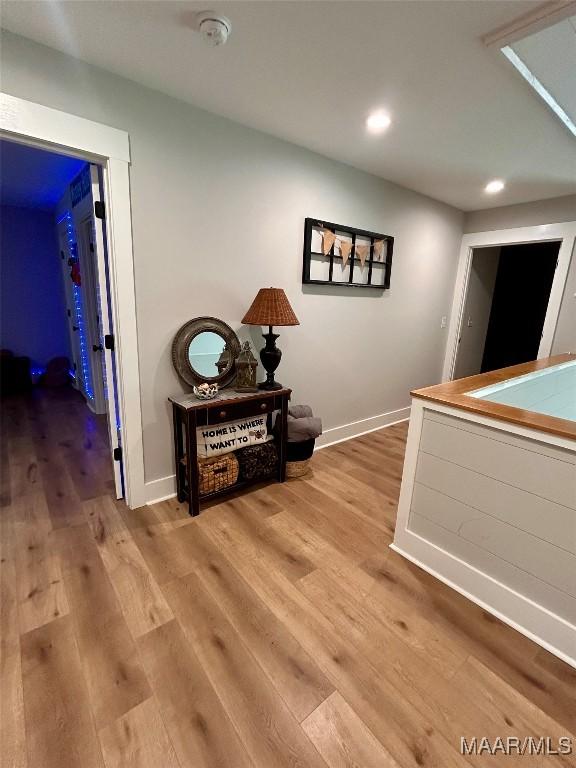2533 Weldon Rd, Tallassee, AL 36078 - hallway with wood finished floors and recessed lighting