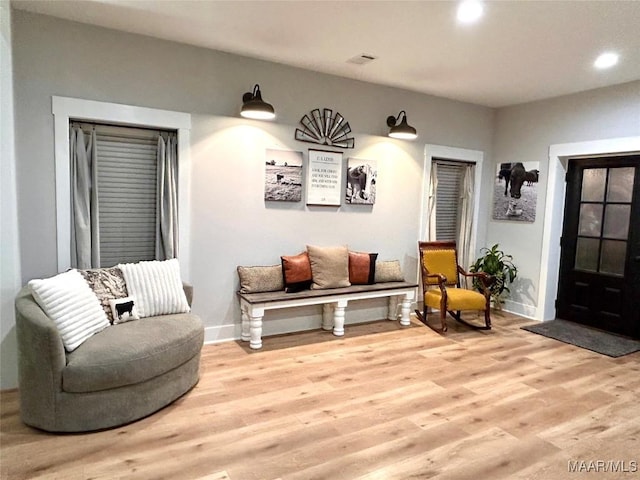 2533 Weldon Rd, Tallassee, AL 36078 - living area featuring wood finished floors and recessed lighting