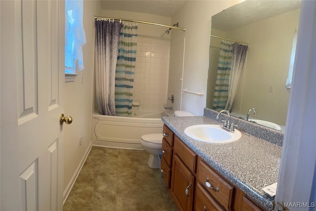 176 Lawrence Cv, Valley Grande, AL 36703 - full bath with toilet, vanity, shower / tub combo, and baseboards