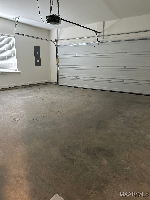5168 Sedona Dr, Montgomery, AL 36116 - garage featuring a garage door opener and electric panel