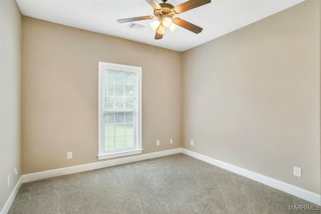 612 Coleman Way, Prattville, AL 36067 - carpeted spare room with baseboards and ceiling fan