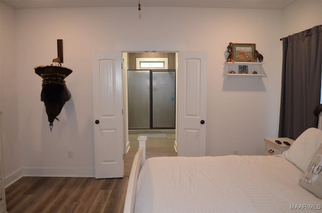 7330 Butler Mill Rd, Ramer, AL 36069 - bedroom with dark wood-type flooring and baseboards