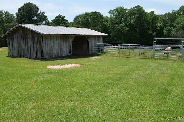 7330 Butler Mill Rd, Ramer, AL 36069 - view of yard with an outdoor structure