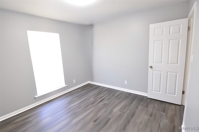 445 Durden Rd, Prattville, AL 36067 - spare room with dark wood-style flooring and baseboards