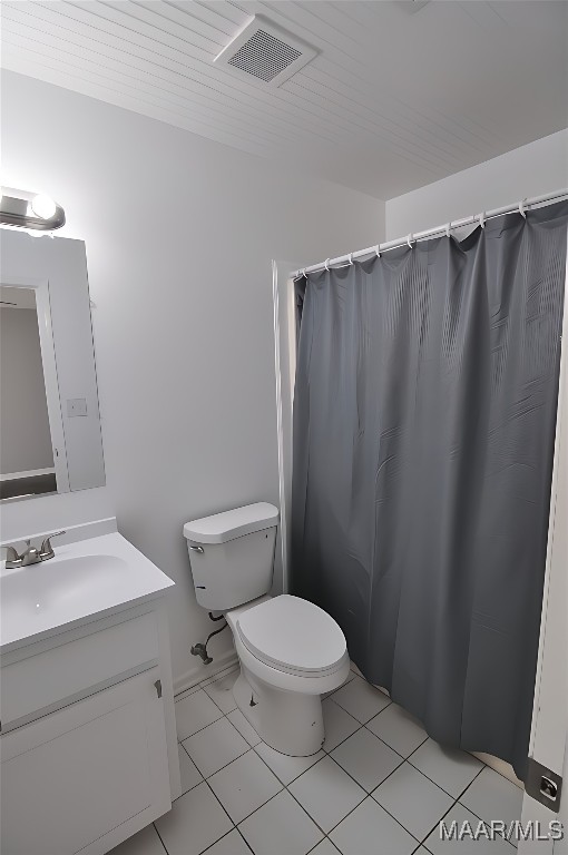 445 Durden Rd, Prattville, AL 36067 - bathroom with toilet, vanity, and a shower with shower curtain