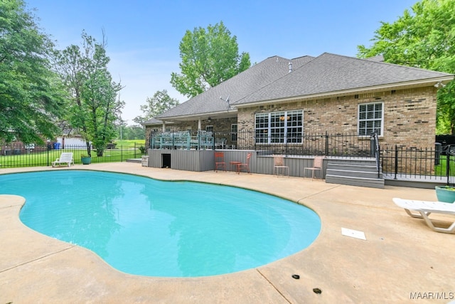 1543 Northington Rd, Prattville, AL 36067 - view of pool featuring a patio and fence