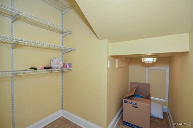 view of storage
