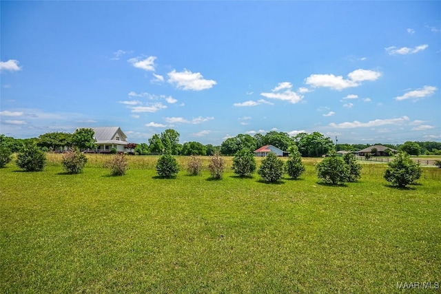 view of grassy yard