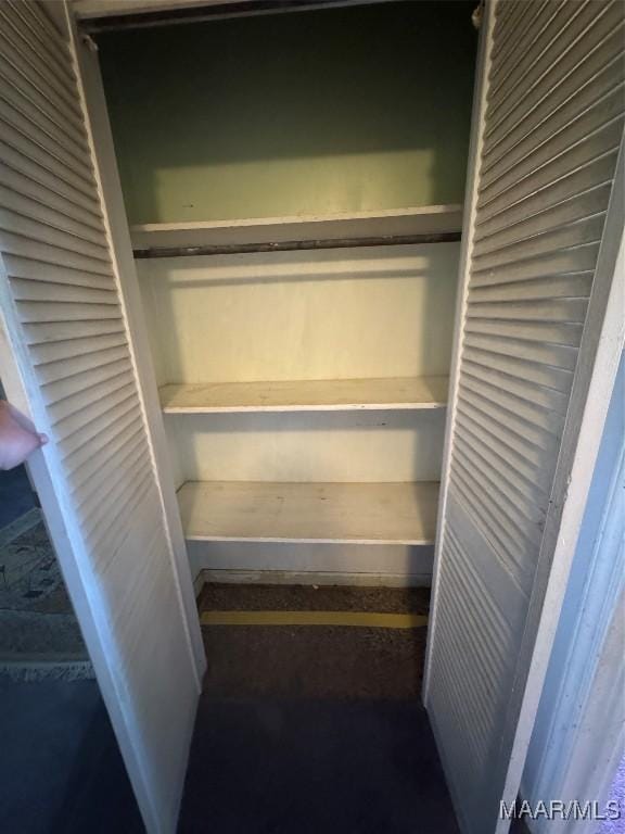 view of closet