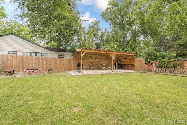 231 E Main St, Prattville, AL 36067 - view of yard with a patio and a pergola