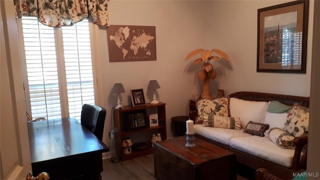 2564 Aimee Dr, Montgomery, AL 36106 - home office featuring wood finished floors
