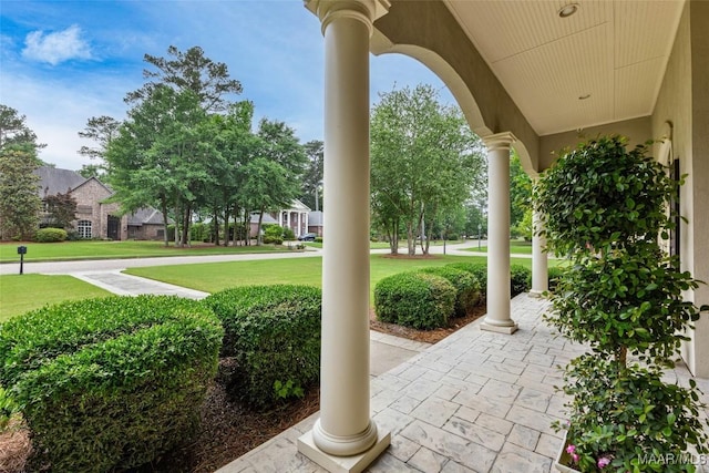 8625 Wynford Pl, Montgomery, AL 36117 - view of patio / terrace featuring a porch
