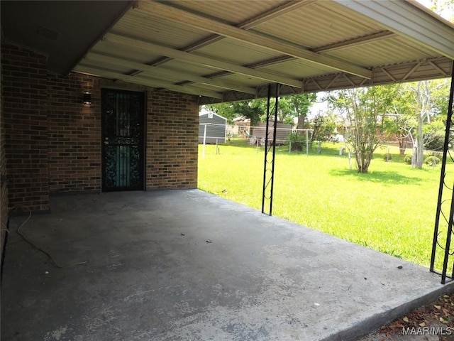 5314 Rolind Dr, Montgomery, AL 36108 - view of patio / terrace with an attached carport
