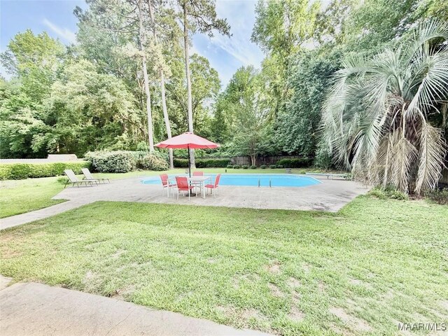 36 Wilkins Rd, Selma, AL 36701 - swimming pool with a patio area