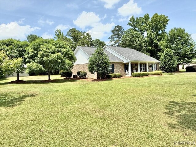 828 Warrior Dr, Valley Grande, AL 36701 - view of front of house featuring a front lawn