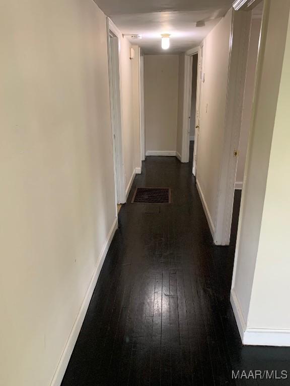 1960 Yarbrough St, Montgomery, AL 36110 - hall with hardwood / wood-style flooring and baseboards
