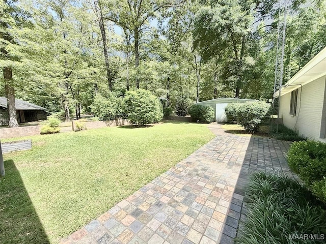 441 County Road 401, Selma, AL 36701 - view of grassy yard featuring a patio area