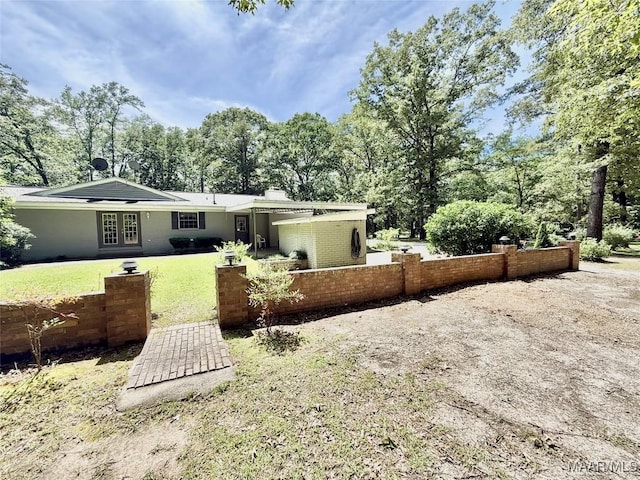 441 County Road 401, Selma, AL 36701 - back of house with a chimney
