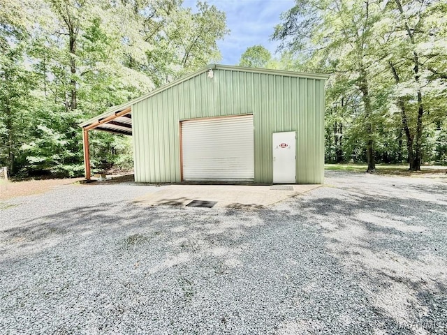 441 County Road 401, Selma, AL 36701 - garage with driveway and a garage
