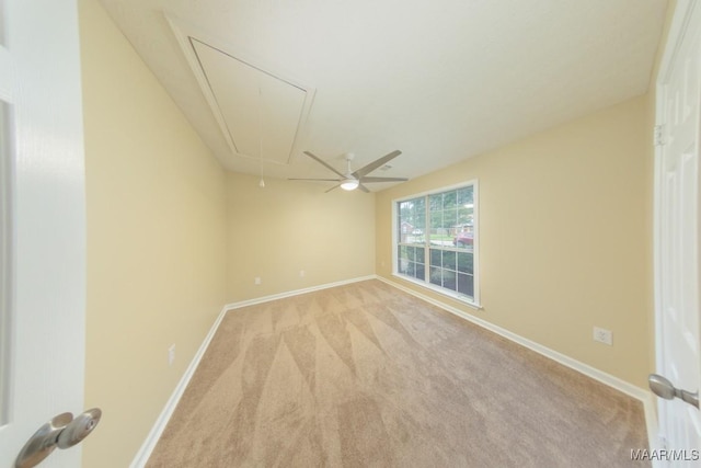 929 Ironwood Dr, Montgomery, AL 36117 - unfurnished room featuring attic access, carpet flooring, and baseboards