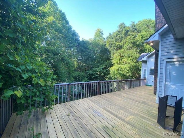 4564 Hickory Grove Rd W, Letohatchee, AL 36047 - view of wooden deck