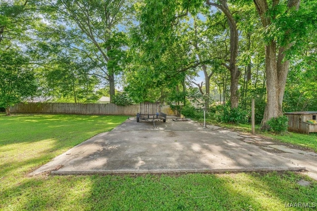 258 S Conecuh St, Greenville, AL 36037 - view of yard featuring a patio area