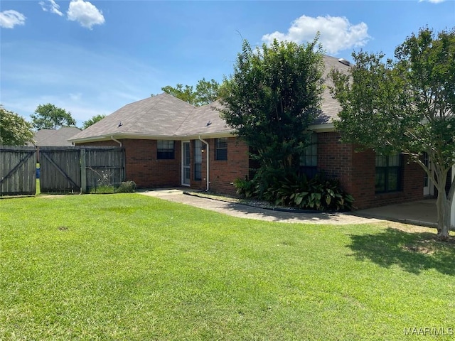 1853 Sanford Dr, Prattville, AL 36066 - rear view of property featuring brick siding