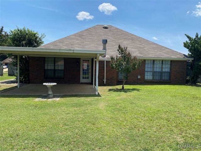 1853 Sanford Dr, Prattville, AL 36066 - rear view of house with a yard and brick siding