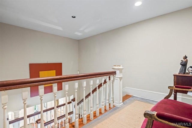 1533 Gilmer Ave, Montgomery, AL 36104 - hall featuring baseboards and recessed lighting