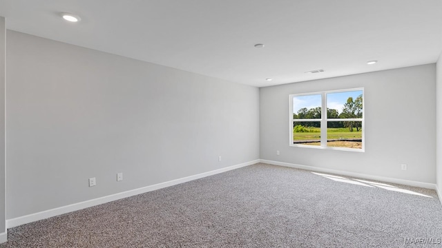 6008 Cunningham Trl, Montgomery, AL 36116 - carpeted spare room with baseboards and recessed lighting