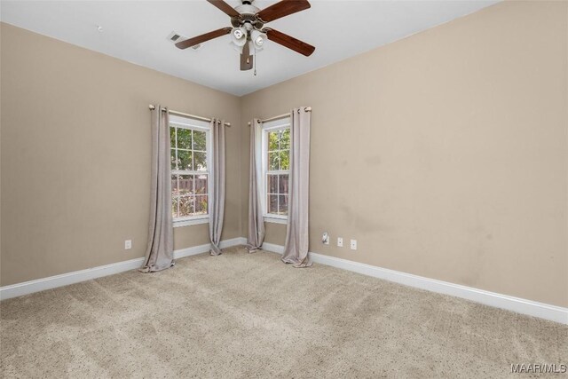 512 Golson Rd, Prattville, AL 36067 - carpeted empty room with ceiling fan and baseboards