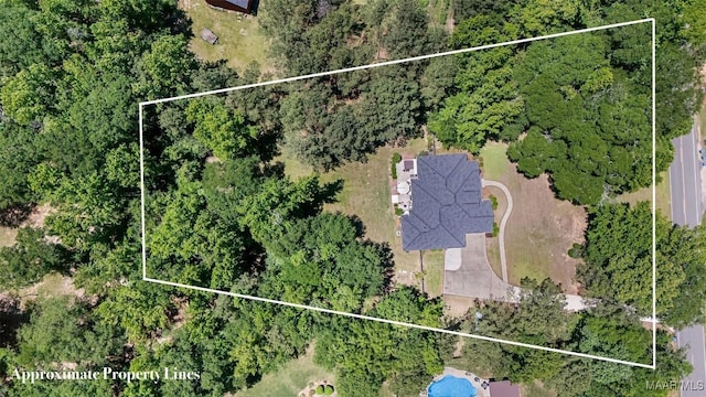 512 Golson Rd, Prattville, AL 36067 - aerial overview of property's location with property parcel outlined