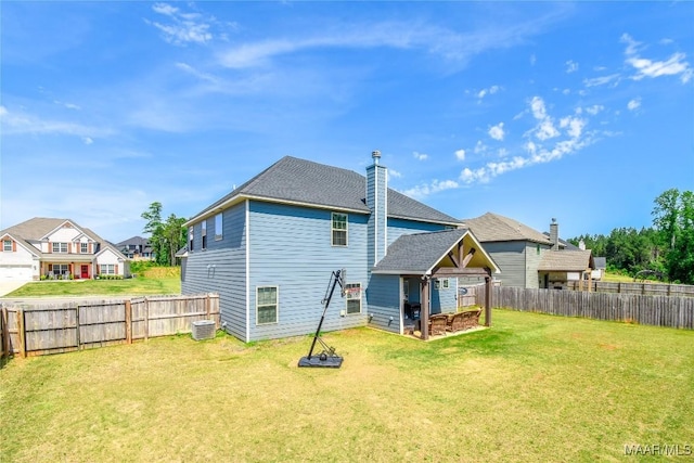 688 Tiger Trl, Opelika, AL 36804 - back of property featuring central AC unit