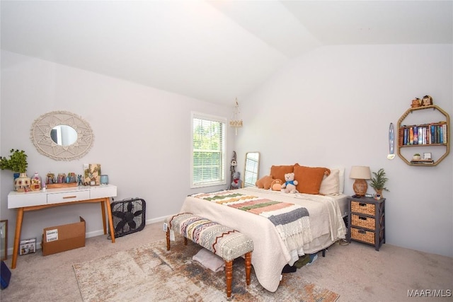 688 Tiger Trl, Opelika, AL 36804 - bedroom featuring lofted ceiling and carpet floors