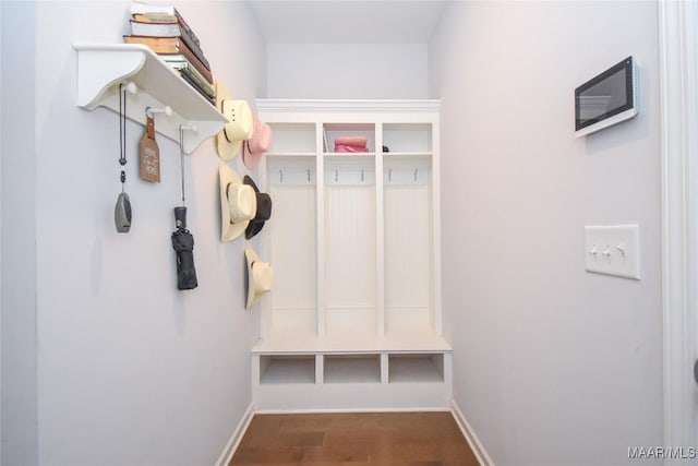 688 Tiger Trl, Opelika, AL 36804 - mudroom with baseboards and wood finished floors