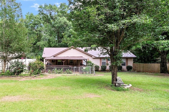 6390 County Road 37, Valley Grande, AL 36701 - view of front of home with metal roof