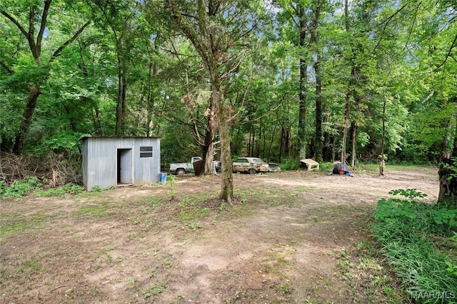 6390 County Road 37, Valley Grande, AL 36701 - view of yard with a forest view