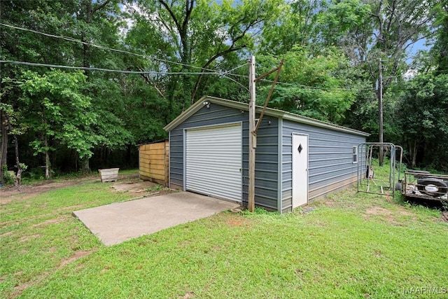 6390 County Road 37, Valley Grande, AL 36701 - detached garage featuring view of scattered trees