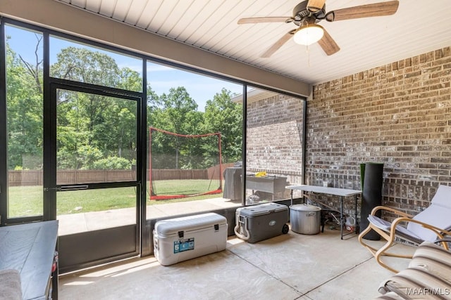 1478 Trolley Rd, Prattville, AL 36066 - sunroom / solarium with a ceiling fan