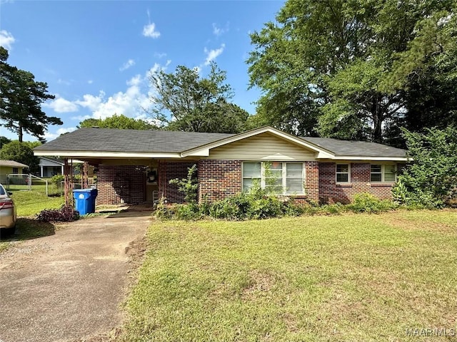 104 Tew Ct, Prattville, AL 36066 - ranch-style house with concrete driveway and brick siding