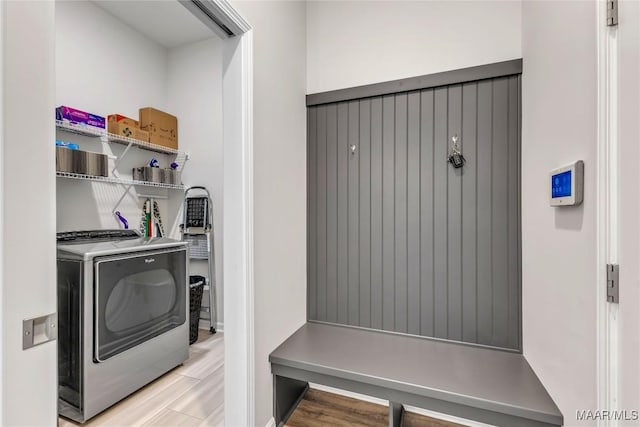 400 Lismore Pl, Montgomery, AL 36117 - laundry area featuring light wood finished floors