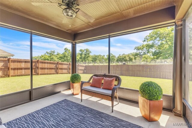 400 Lismore Pl, Montgomery, AL 36117 - sunroom / solarium with a ceiling fan